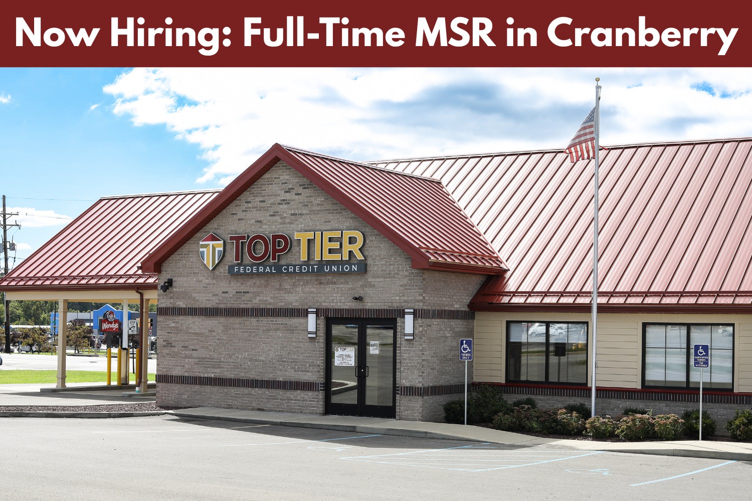 Featured Local Job: Full -Time Member Service Representative – Cranberry Branch