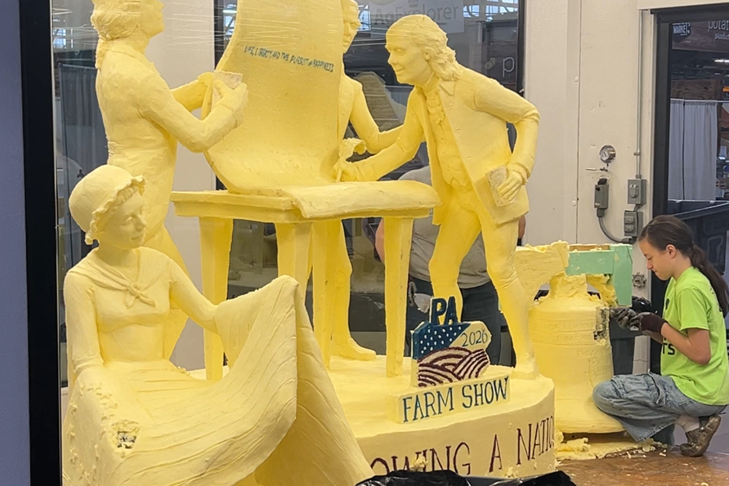 Bye Bye, Butter Sculpture: 1,000 Pound Art Piece to Be Recycled Into Renewable Energy Following Farm Show